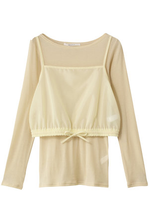 ミディウミソリッド/MIDIUMISOLIDのcamisole tops ensemble アンサンブル(110100/110102)