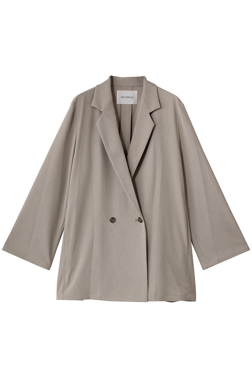 MIDIUMISOLID(ミディウミソリッド)｜ダブルブレストライトジャケット