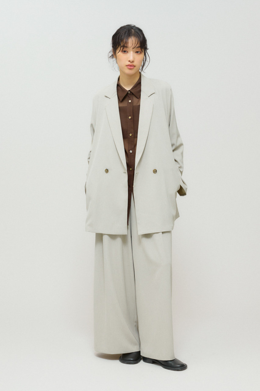 MIDIUMISOLID(ミディウミソリッド)｜double breasted light JK