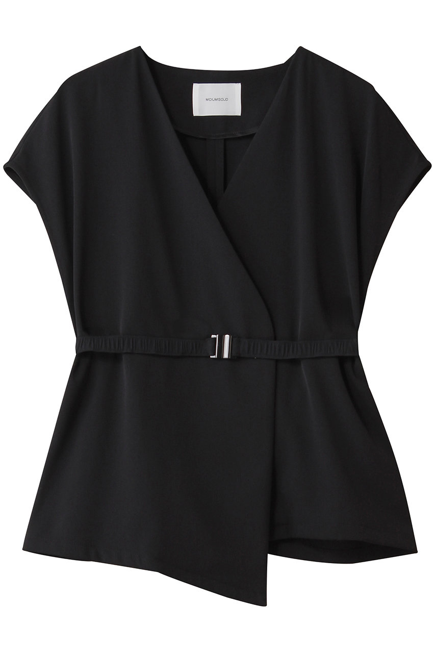 ミディウミソリッド/MIDIUMISOLIDのノーカラージレ(black/3-132221)