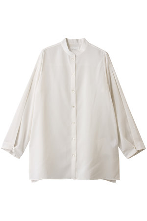 ミディウミソリッド/MIDIUMISOLIDのフレアスリーブシアーシャツ(110400/110403)