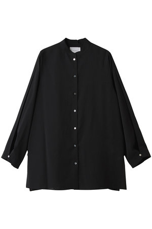 ミディウミソリッド/MIDIUMISOLIDのフレアスリーブシアーシャツ(110400/110403)