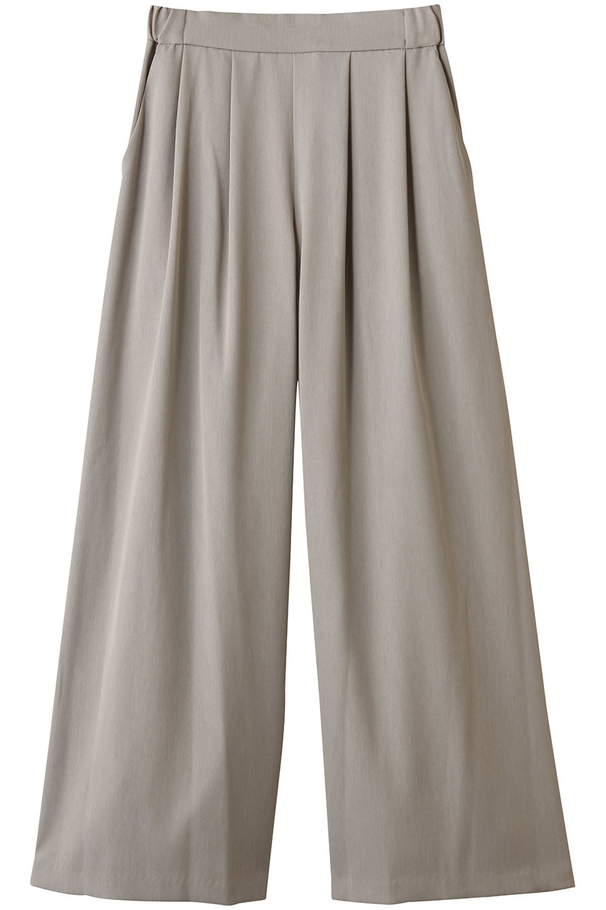 MIDIUMISOLID wide cocoon PT パンツ (beige, F) ミディウミソリッド ELLE SHOP MIDIUMISOLID wide cocoon PT パンツ (beige, F) ミディウミソリッド ELLE SHOP