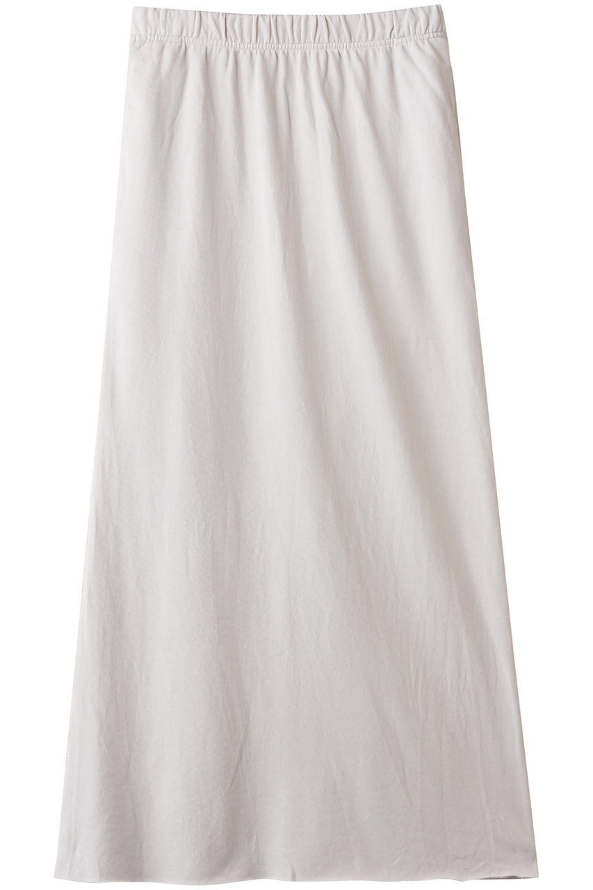 ミディウミソリッド/MIDIUMISOLIDのスウェットフレアロングスカート(l.gray/3-162190)