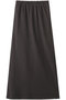 スウェットフレアロングスカート ミディウミソリッド/MIDIUMISOLID c.gray