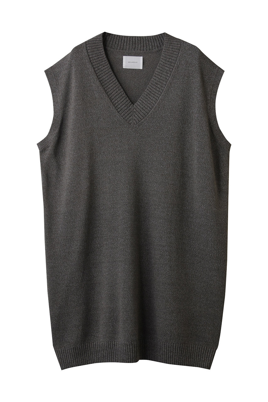 MIDIUMISOLID washi/wool big vest ベスト (gray, F) ミディウミソリッド ELLE SHOP MIDIUMISOLID washi/wool big vest ベスト (gray, F) ミディウミソリッド ELLE SHOP