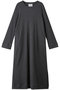 ワッフルワンピース ミディウミソリッド/MIDIUMISOLID gray