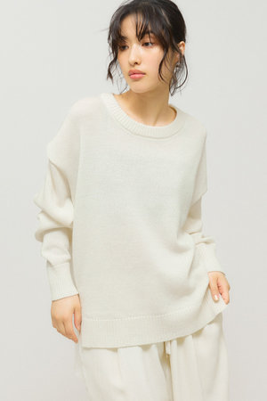 ミディウミソリッド/MIDIUMISOLIDの和紙ウールプルオーバー(110300/110301)