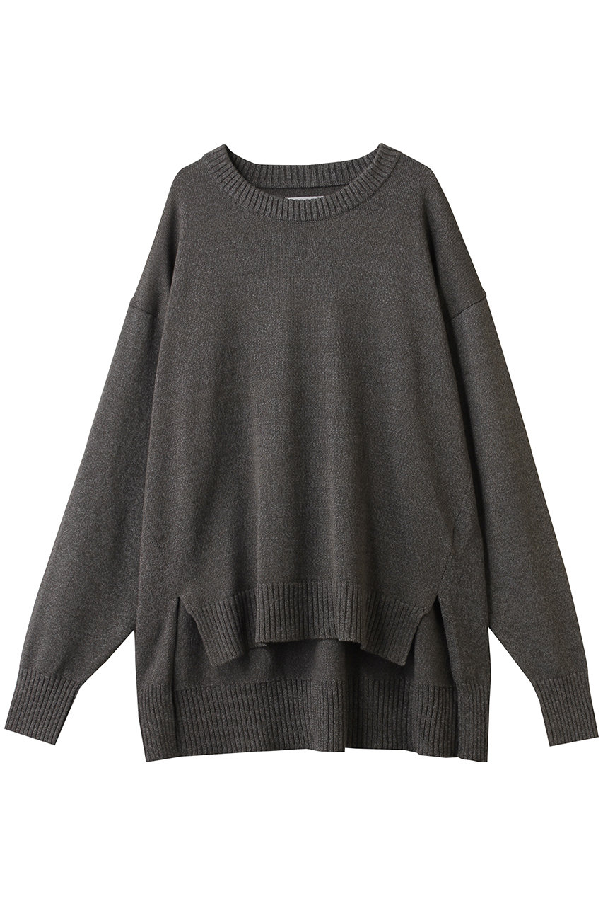 MIDIUMISOLID washi/wool PO プルオーバー (gray, F) ミディウミソリッド ELLE SHOP MIDIUMISOLID washi/wool PO プルオーバー (gray, F) ミディウミソリッド ELLE SHOP