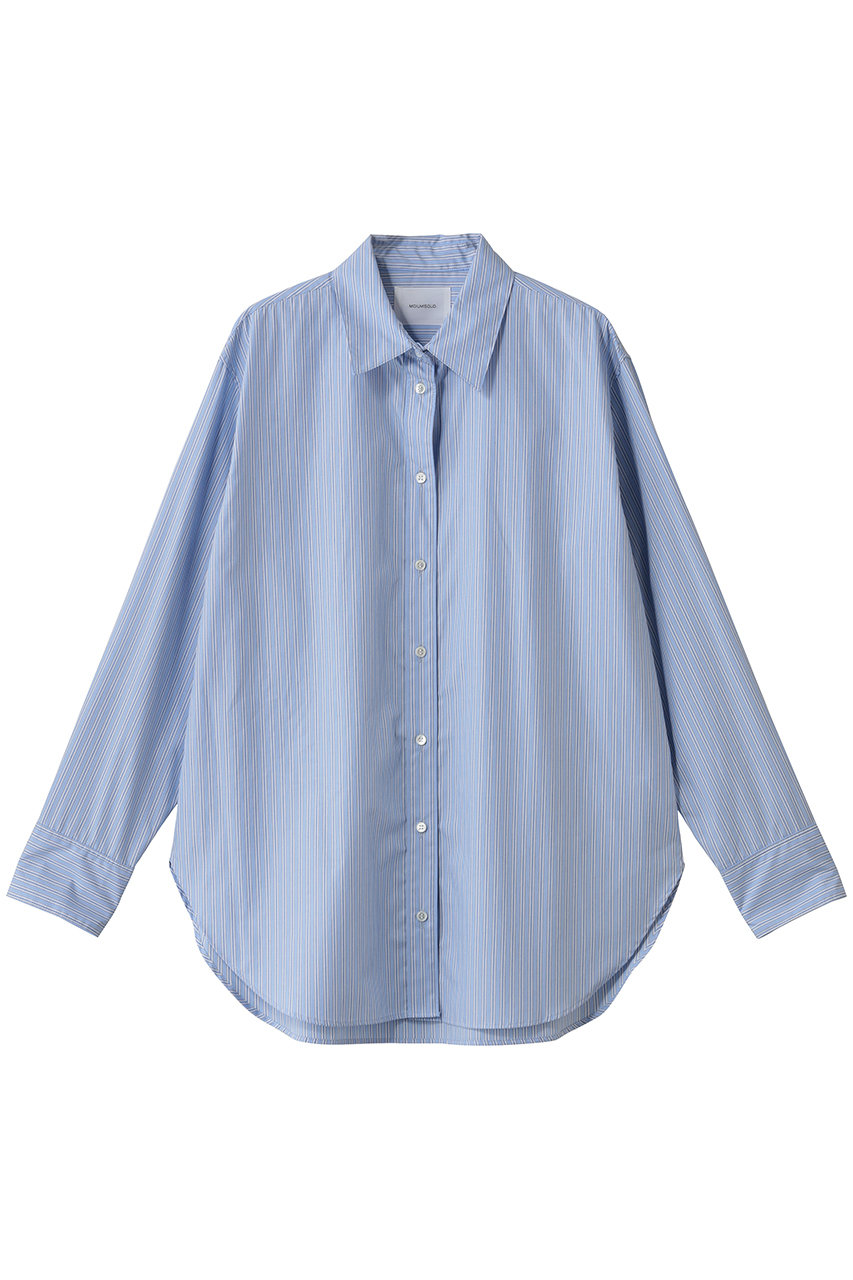 MIDIUMISOLID basic shirt シャツ (l.blue, F) ミディウミソリッド ELLE SHOP MIDIUMISOLID basic shirt シャツ (l.blue, F) ミディウミソリッド ELLE SHOP