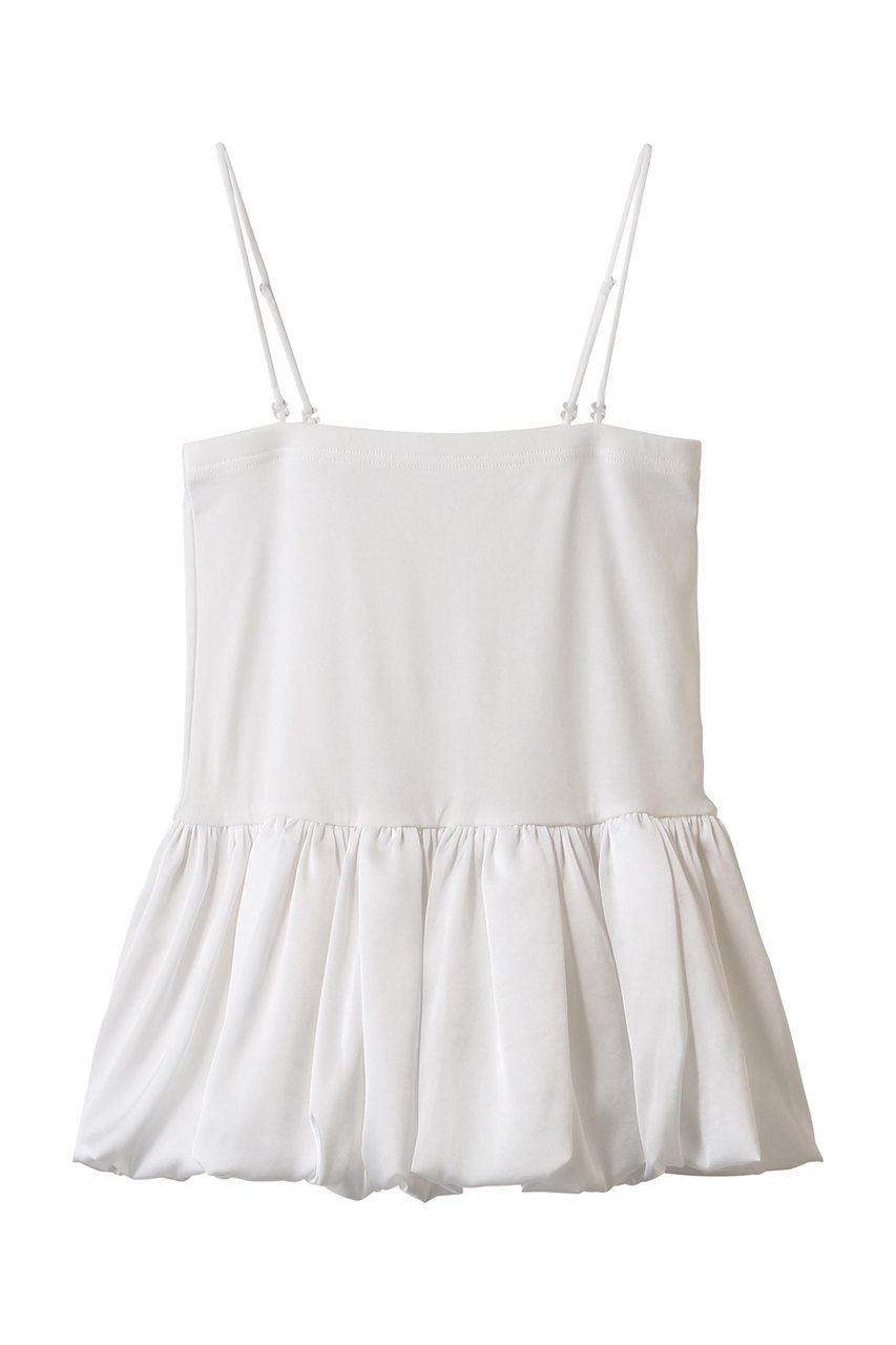 ミディウミソリッド/MIDIUMISOLIDのバルーンチューブトップ(off white/3-112202)