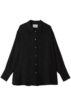 ミディウミソリッド/MIDIUMISOLIDのリラックスジャカードシャツ(110400/110403)