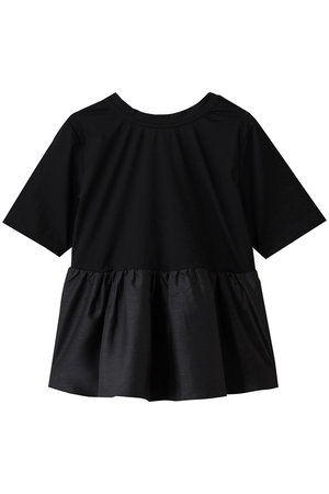ミディウミソリッド/MIDIUMISOLIDのwoven switching 2way peplum トップ(110100/110102)