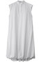 ノースリーブバルーンシャツワンピース ミディウミソリッド/MIDIUMISOLID off white