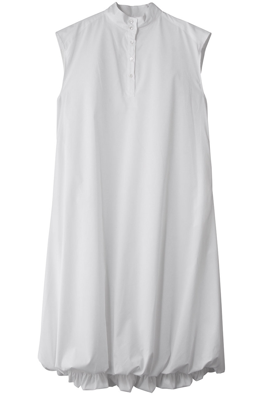 MIDIUMISOLID n/slv baloon shirt OP ワンピース (off white, F) ミディウミソリッド ELLE SHOP