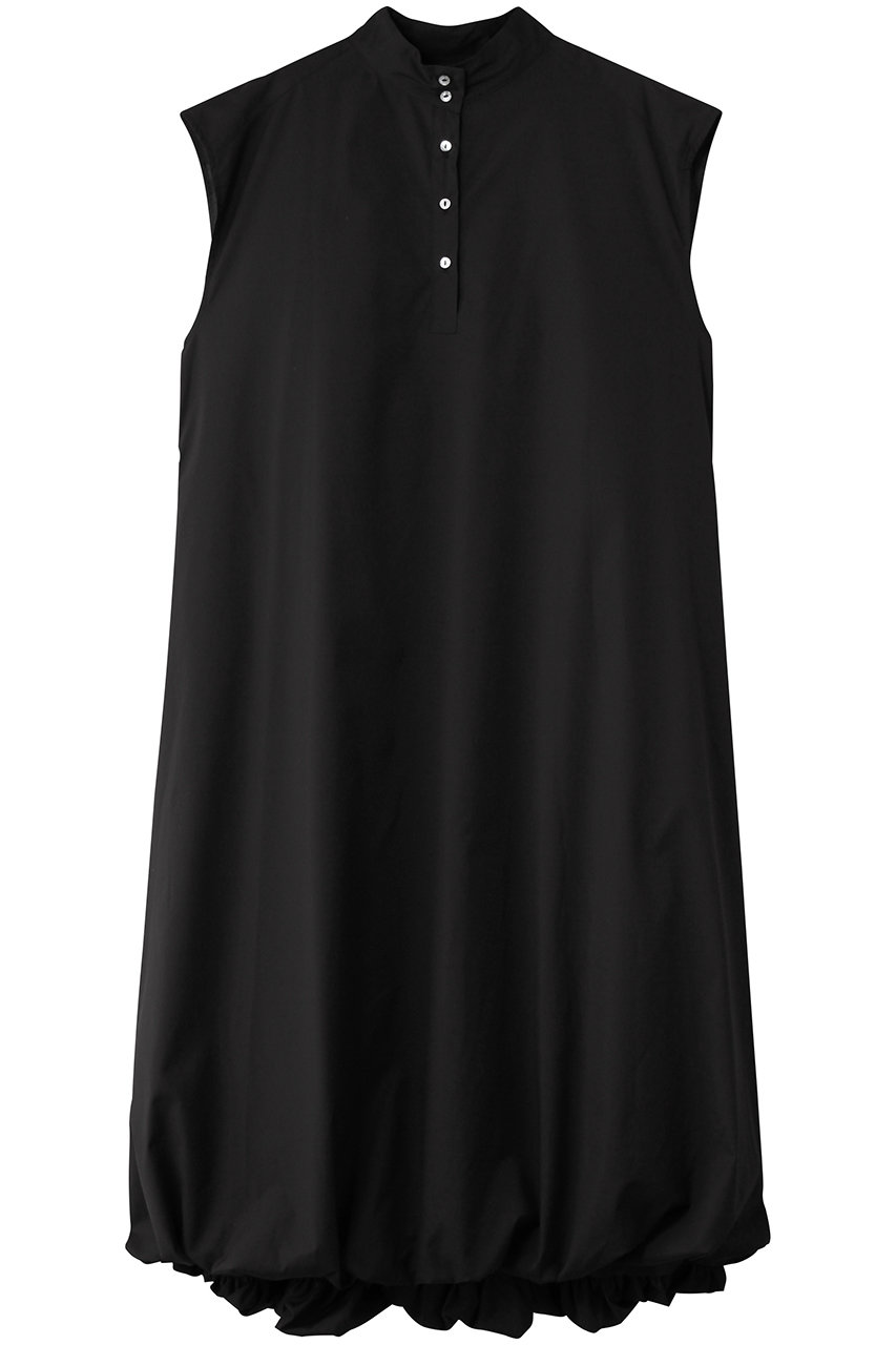 MIDIUMISOLID n/slv baloon shirt OP ワンピース (black, F) ミディウミソリッド ELLE SHOP
