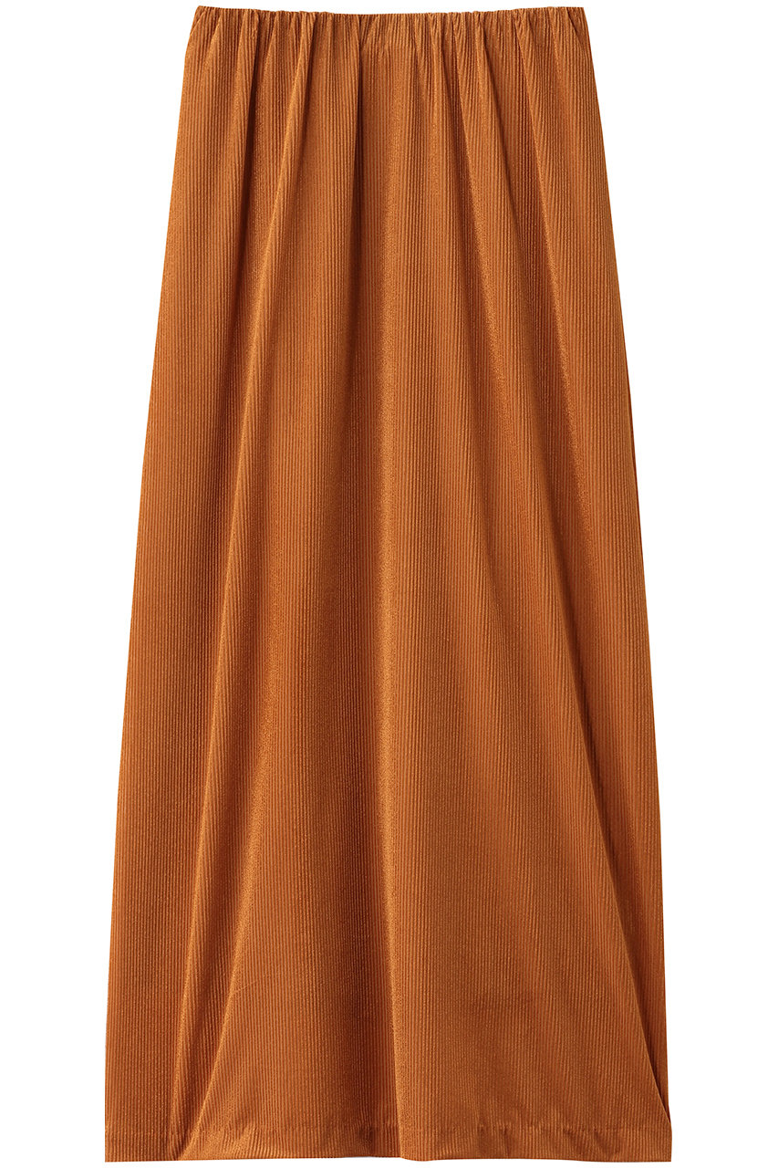 MIDIUMISOLID sheer velour rib SK スカート (orange, F) ミディウミソリッド ELLE SHOP MIDIUMISOLID sheer velour rib SK スカート (orange, F) ミディウミソリッド ELLE SHOP