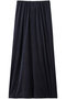 シアーベロアリブスカート ミディウミソリッド/MIDIUMISOLID navy