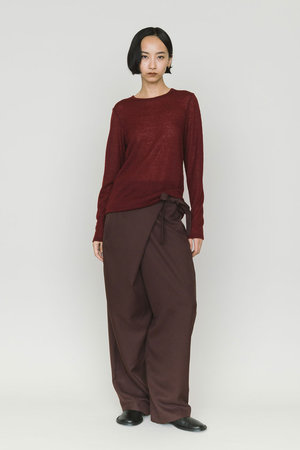 ミディウミソリッド/MIDIUMISOLIDのdrape rap PT パンツ(110600/110601)