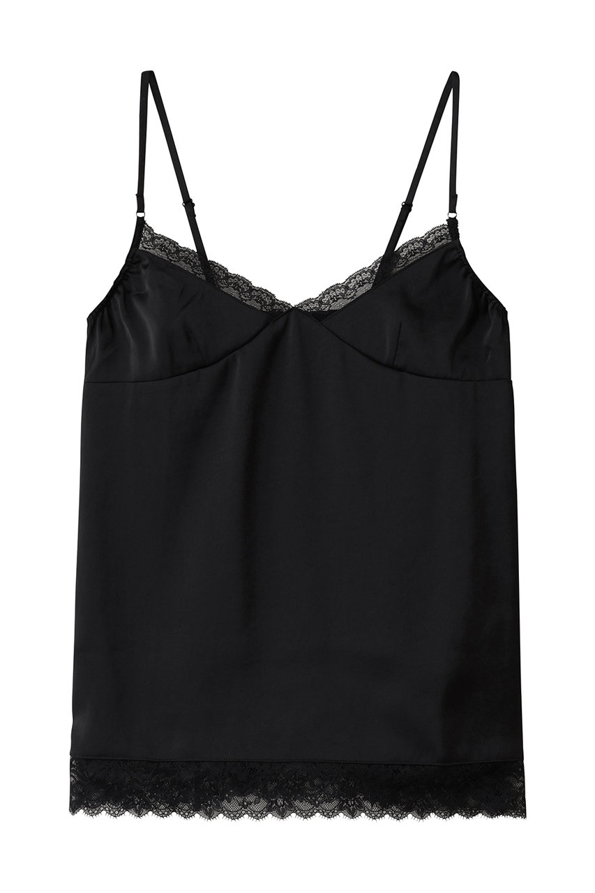 MIDIUMISOLID slip camisole キャミソール (black, F) ミディウミソリッド ELLE SHOP MIDIUMISOLID slip camisole キャミソール (black, F) ミディウミソリッド ELLE SHOP