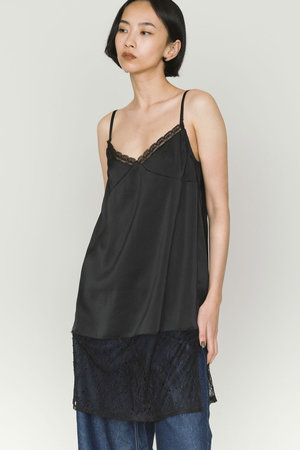 ミディウミソリッド/MIDIUMISOLIDのスリップキャミソールワンピース(110500/110501)