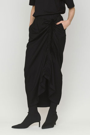 ミディウミソリッド/MIDIUMISOLIDのdrawstring SK スカート(110700/110703)