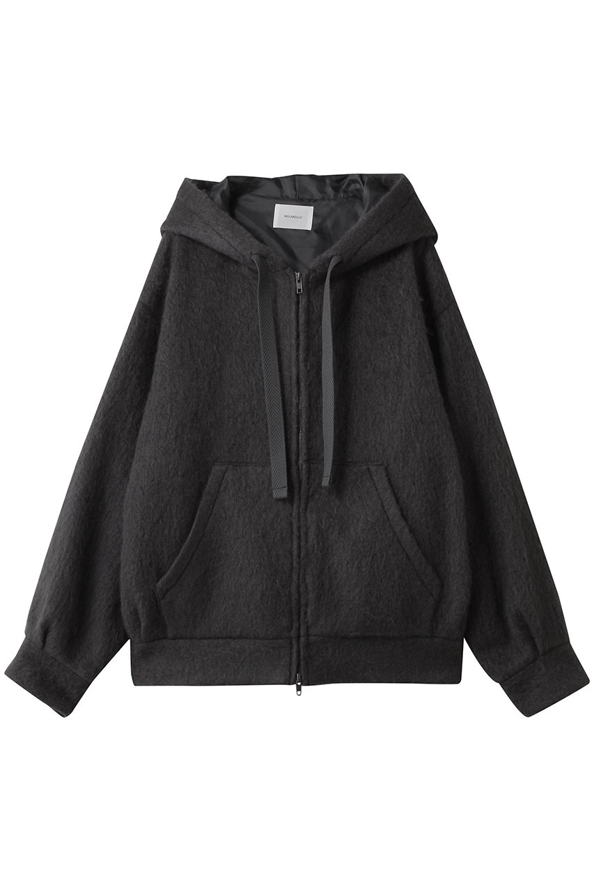 MIDIUMISOLID 【MEN】shaggy zip up hoodie フーディー (c.gray, 48) ミディウミソリッド ELLE SHOP MIDIUMISOLID 【MEN】shaggy zip up hoodie フーディー (c.gray, 48) ミディウミソリッド ELLE SHOP