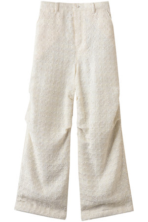 ミディウミソリッド/MIDIUMISOLIDの【MEN】bright tweed parachute PT パンツ(110600/110601)