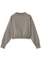 ショートワイドプルオーバー ミディウミソリッド/MIDIUMISOLID beige