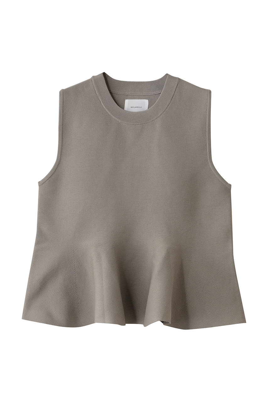 ミディウミソリッド/MIDIUMISOLIDのペプラムベスト(beige/4-122146)