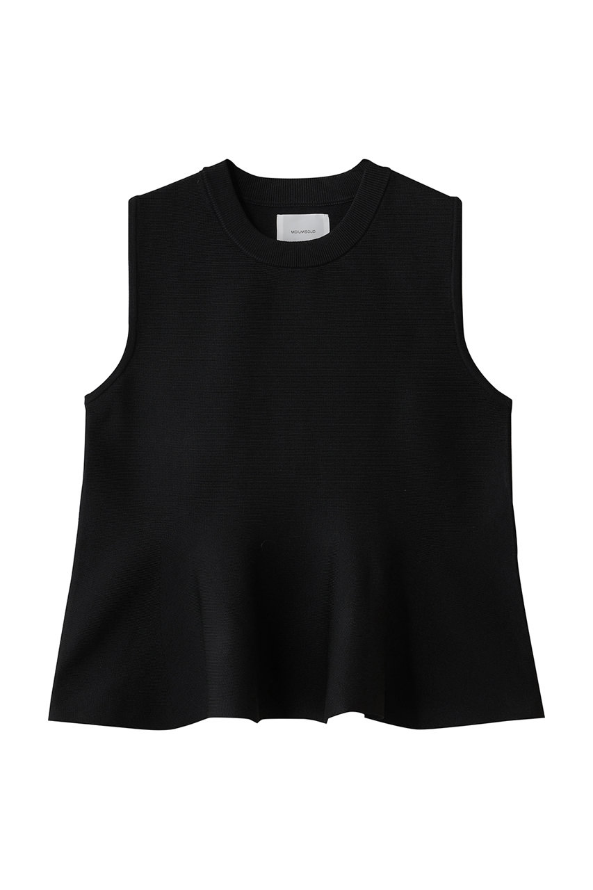 ミディウミソリッド/MIDIUMISOLIDのペプラムベスト(black/4-122146)