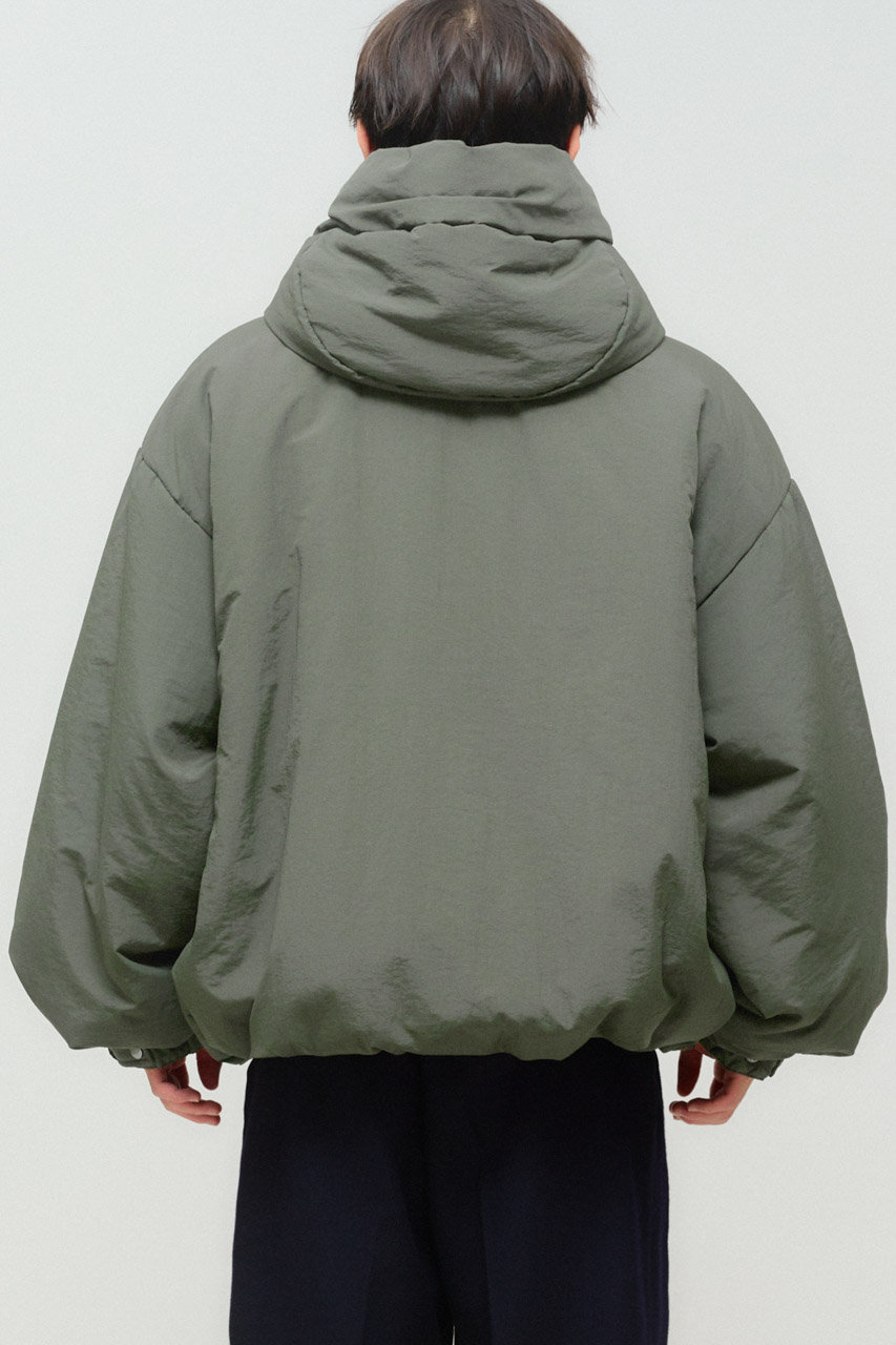 MIDIUMISOLID(ミディウミソリッド)｜フード付きパディングブルゾン