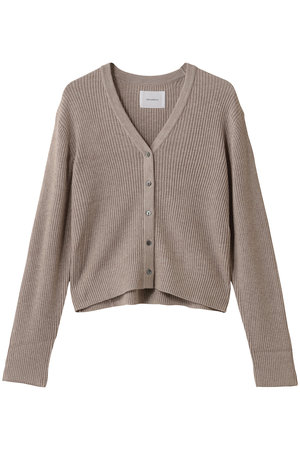 ミディウミソリッド/MIDIUMISOLIDのv/neck rib CD カーディガン(110300/110303)