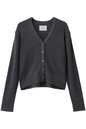 ミディウミソリッド/MIDIUMISOLIDのv/neck rib CD カーディガン(110300/110303)