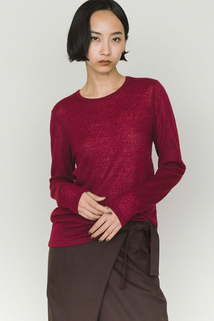 ミディウミソリッド/MIDIUMISOLIDのwool sheer PO プルオーバー(110100/110103)