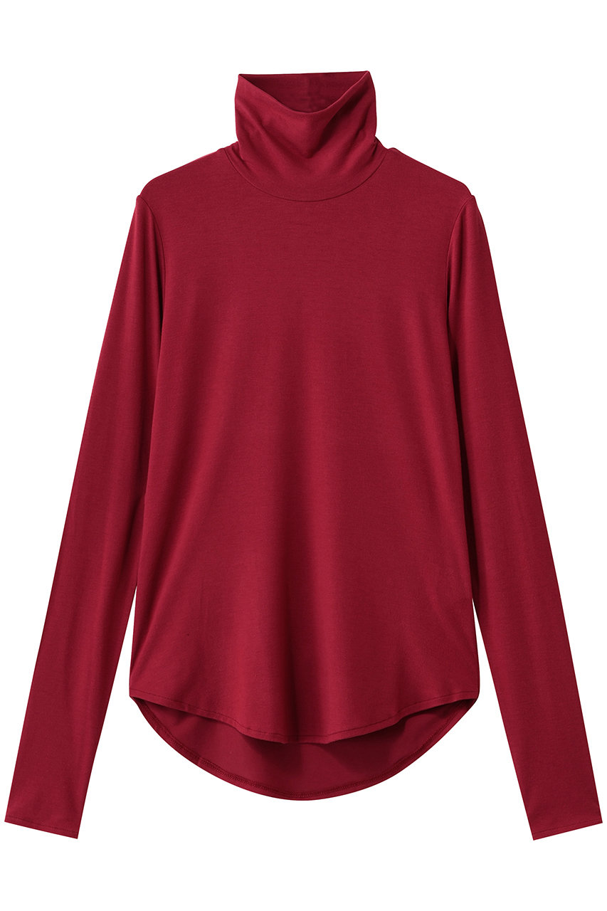 MIDIUMISOLID hi-neck round hem PO プルオーバー (red, F) ミディウミソリッド ELLE SHOP MIDIUMISOLID hi-neck round hem PO プルオーバー (red, F) ミディウミソリッド ELLE SHOP