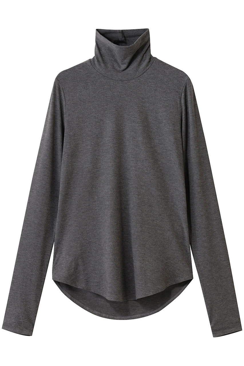 MIDIUMISOLID hi-neck round hem PO プルオーバー (c.gray, F) ミディウミソリッド ELLE SHOP MIDIUMISOLID hi-neck round hem PO プルオーバー (c.gray, F) ミディウミソリッド ELLE SHOP