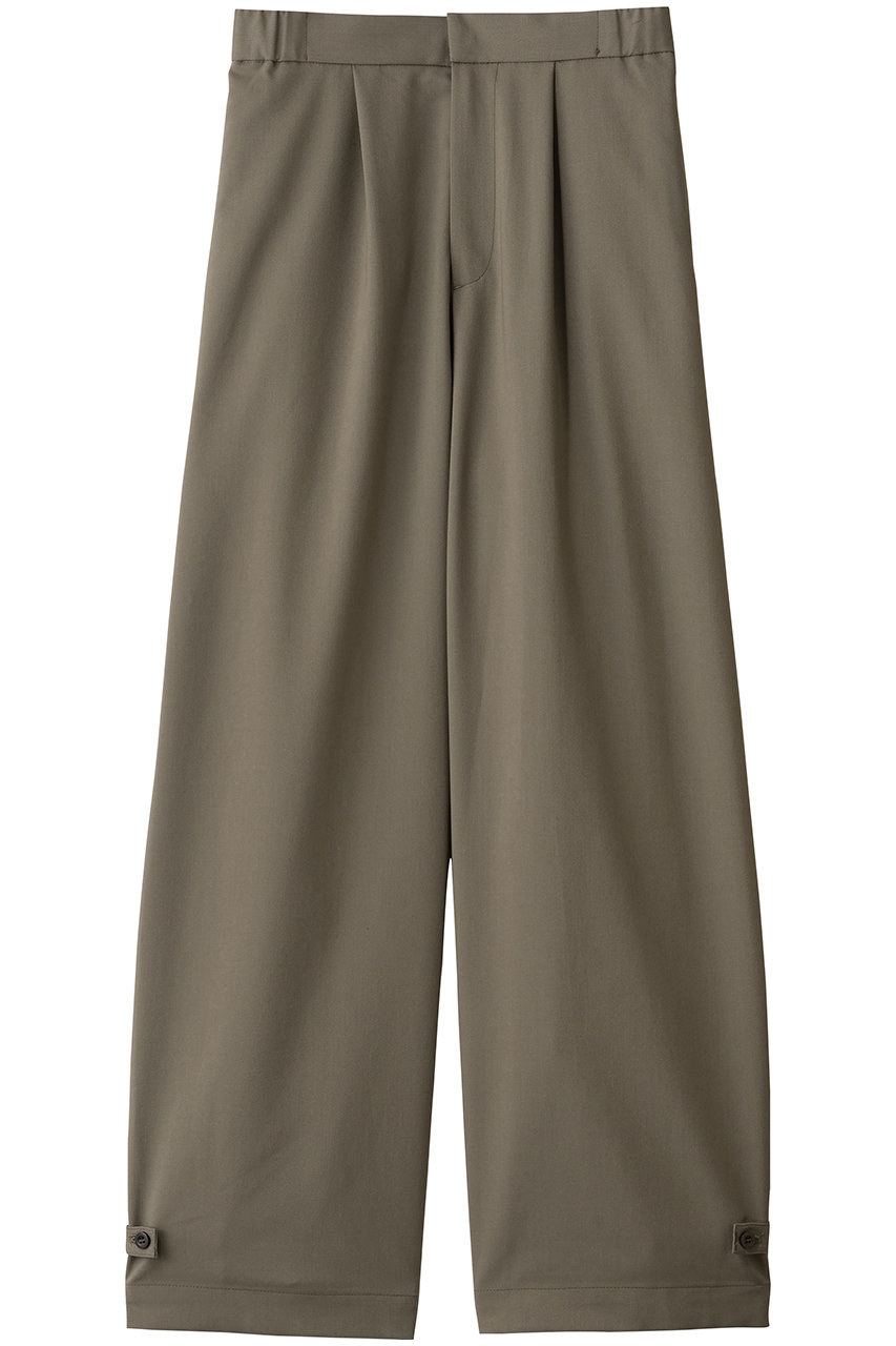 MIDIUMISOLID cocoon wide PT パンツ (ベージュ, F) ミディウミソリッド ELLE SHOP MIDIUMISOLID cocoon wide PT パンツ (ベージュ, F) ミディウミソリッド ELLE SHOP