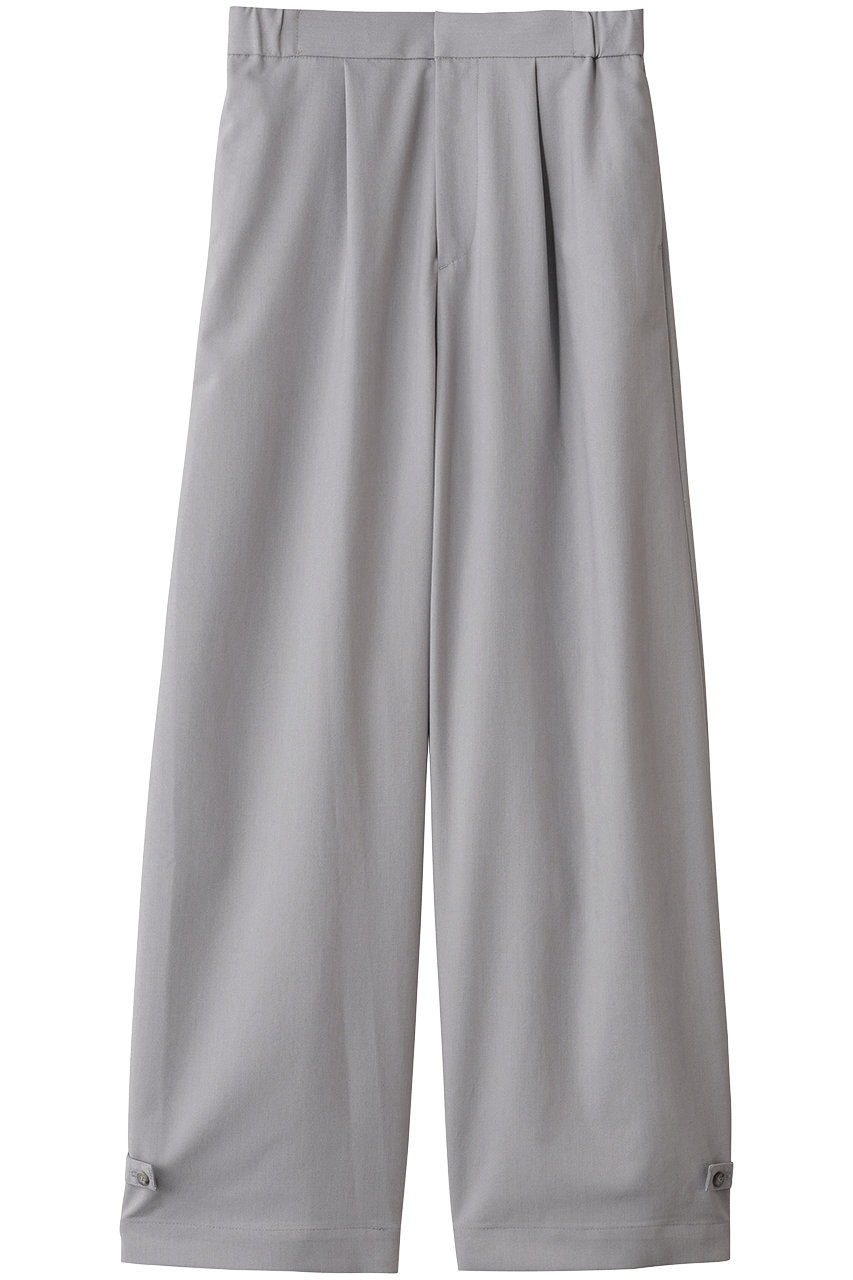MIDIUMISOLID cocoon wide PT パンツ (l.gray, F) ミディウミソリッド ELLE SHOP MIDIUMISOLID cocoon wide PT パンツ (l.gray, F) ミディウミソリッド ELLE SHOP