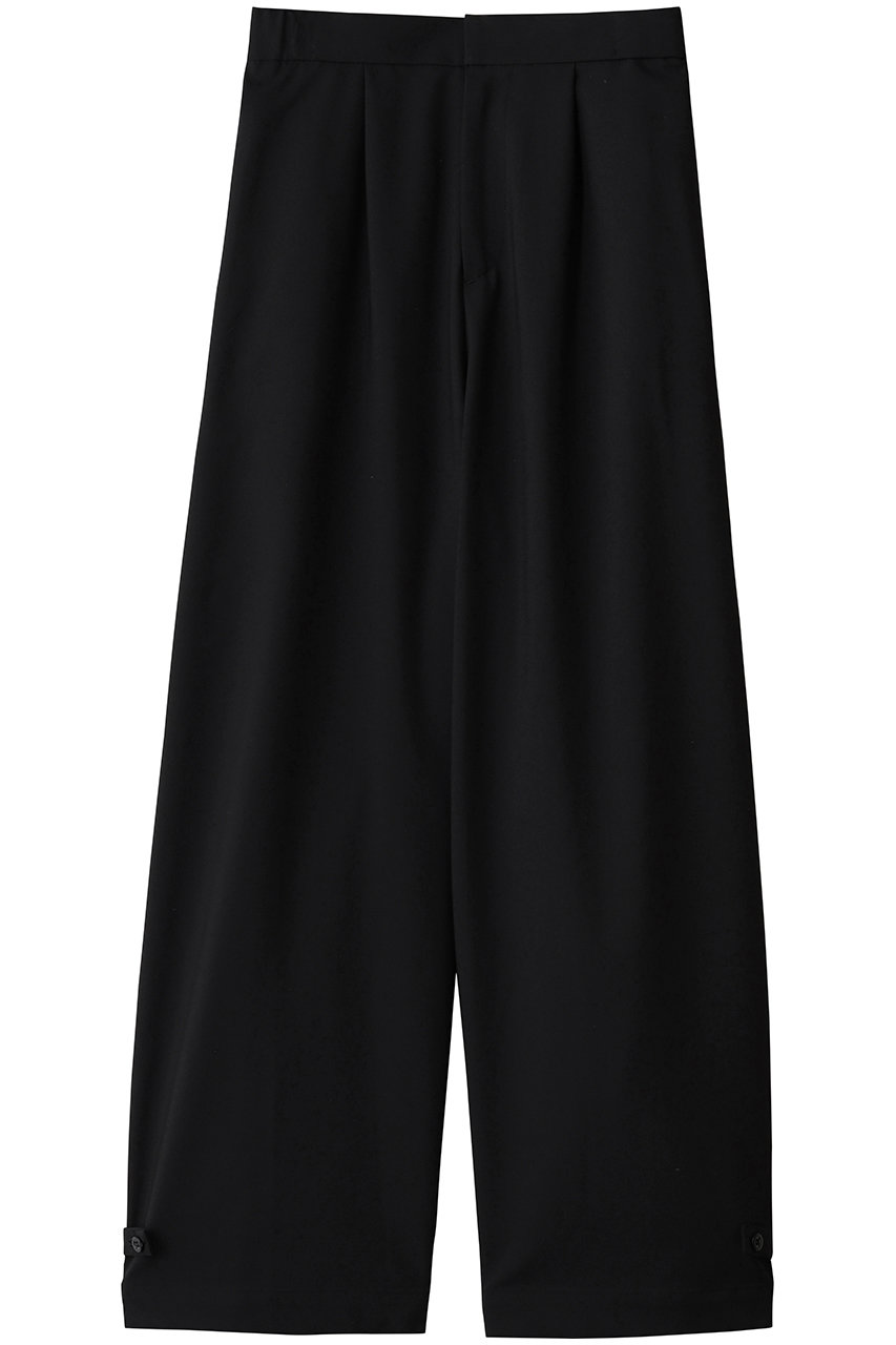 MIDIUMISOLID cocoon wide PT パンツ (ブラック, F) ミディウミソリッド ELLE SHOP MIDIUMISOLID cocoon wide PT パンツ (ブラック, F) ミディウミソリッド ELLE SHOP