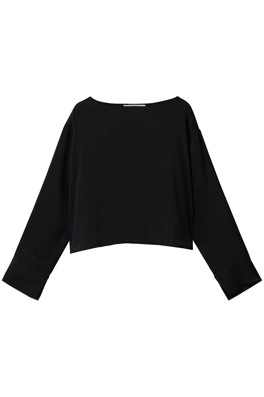 ミディウミソリッド/MIDIUMISOLIDのサテンプルオーバー(black/4-132231)