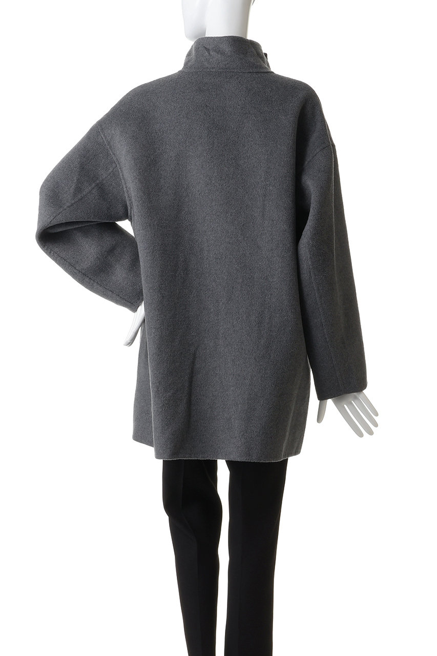 MIDIUMISOLID(ミディウミソリッド)｜スタンドリバーコート/gray の通販