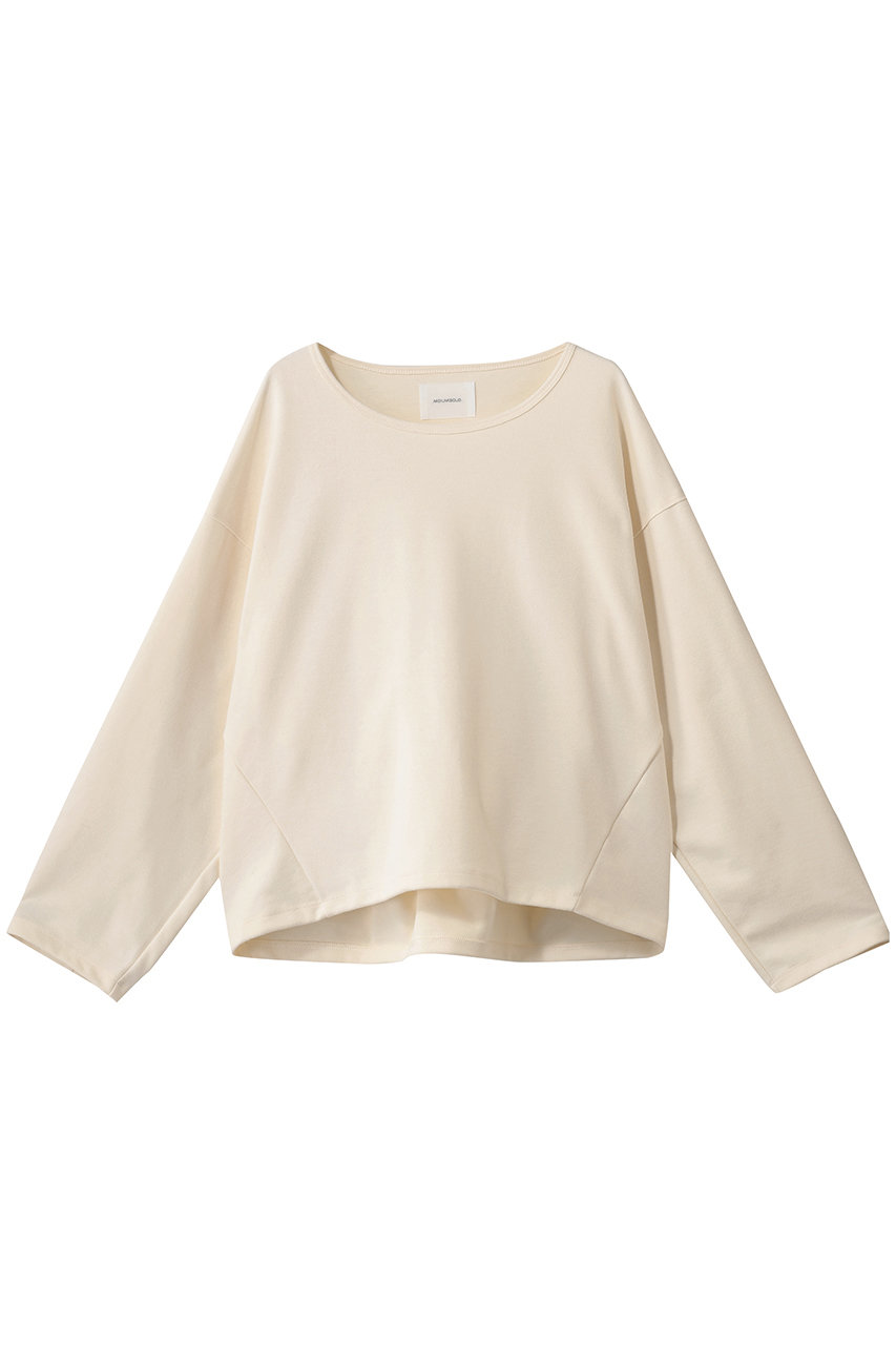 MIDIUMISOLID wide cocoon PO プルオーバー (off white, F) ミディウミソリッド ELLE SHOP