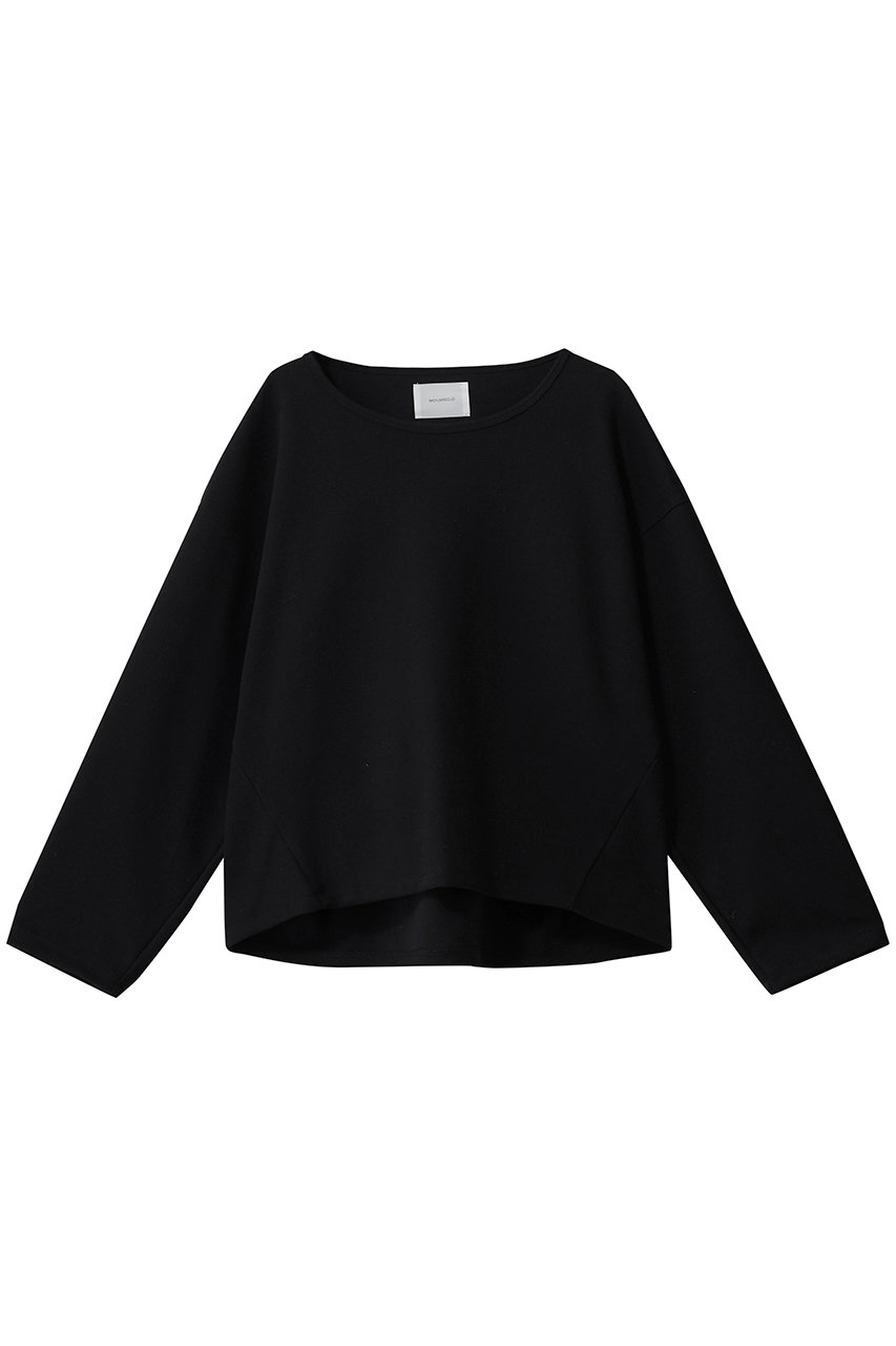 MIDIUMISOLID wide cocoon PO プルオーバー (black, F) ミディウミソリッド ELLE SHOP MIDIUMISOLID wide cocoon PO プルオーバー (black, F) ミディウミソリッド ELLE SHOP