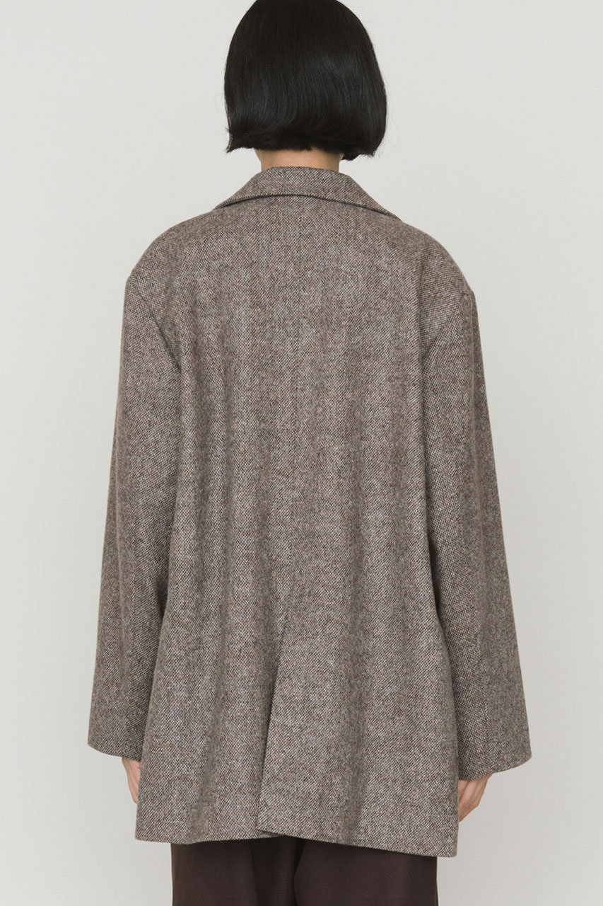 MIDIUMISOLID(ミディウミソリッド)｜ダブルブレストツイードジャケット