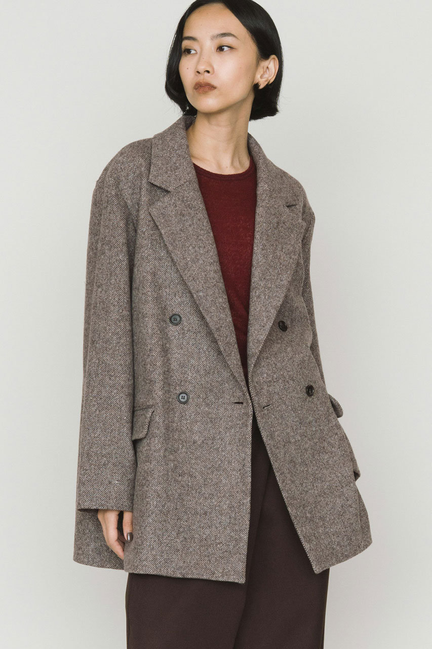 MIDIUMISOLID(ミディウミソリッド)｜ダブルブレストツイードジャケット