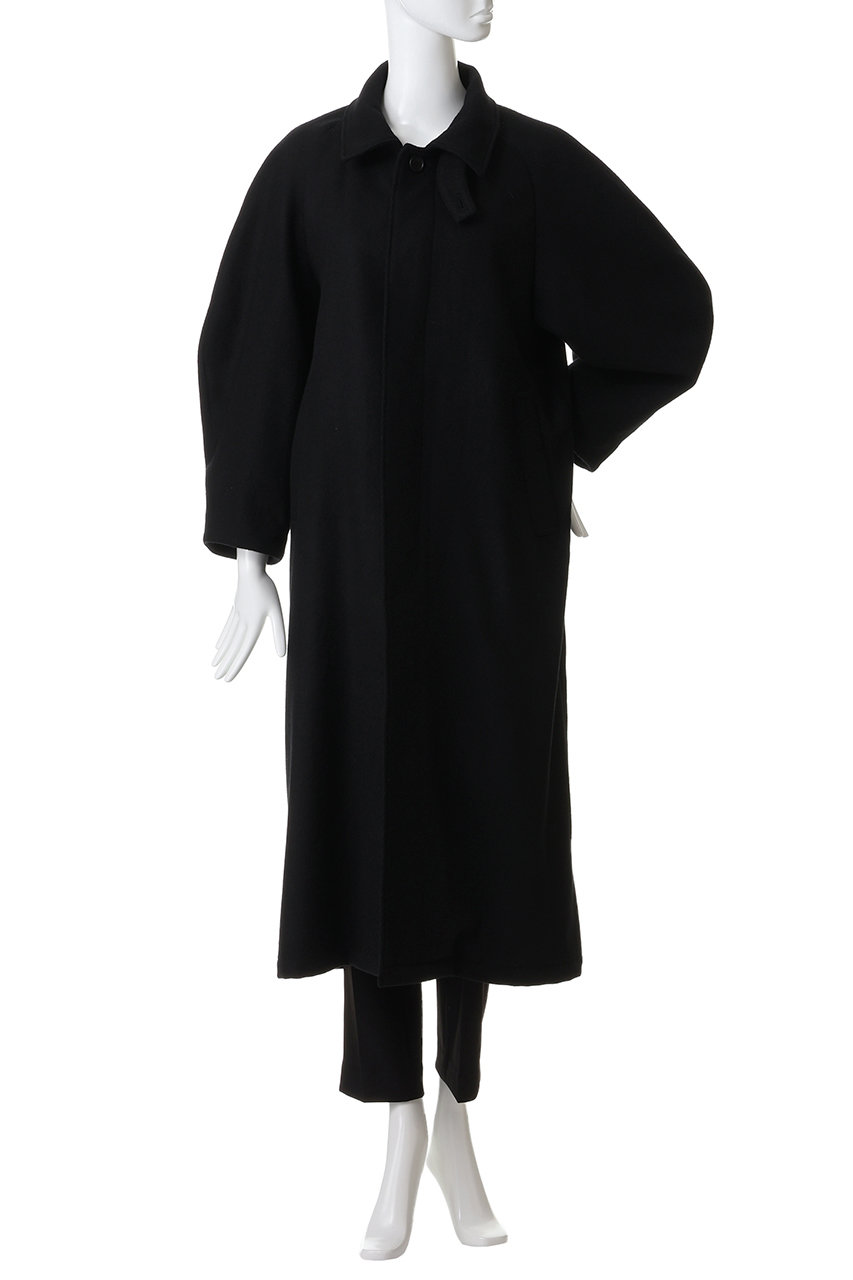 MIDIUMISOLID(ミディウミソリッド)｜ラグランロングコート/brown の