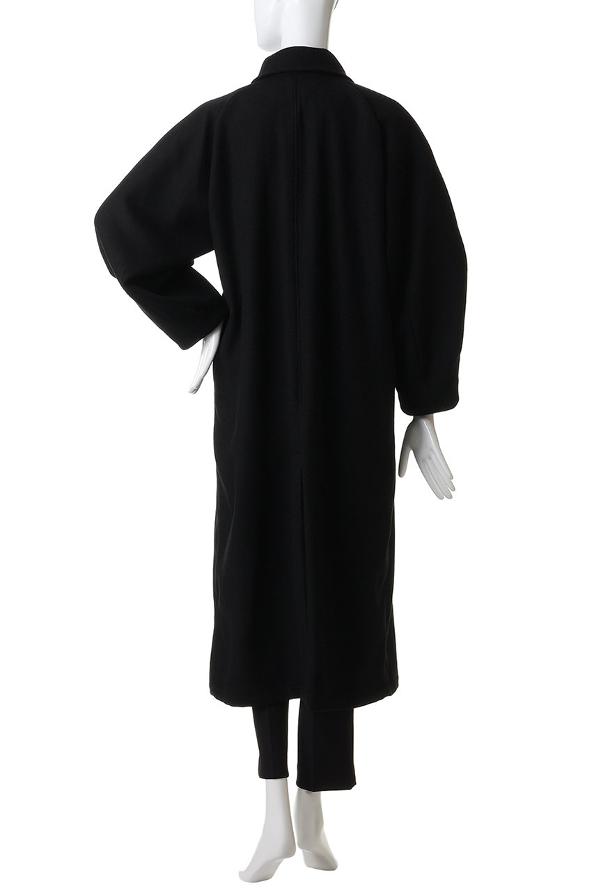 MIDIUMISOLID(ミディウミソリッド)｜ラグランロングコート/brown の