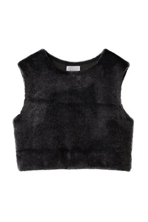 ミディウミソリッド/MIDIUMISOLIDのfreece fur vest ベスト(110300/110301)