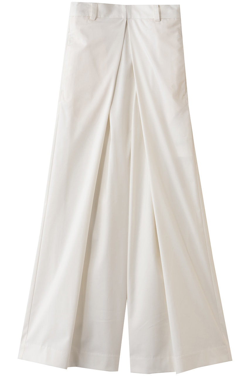 ミディウミソリッド/MIDIUMISOLIDのtucked wide PT パンツ(off white/4-165194)